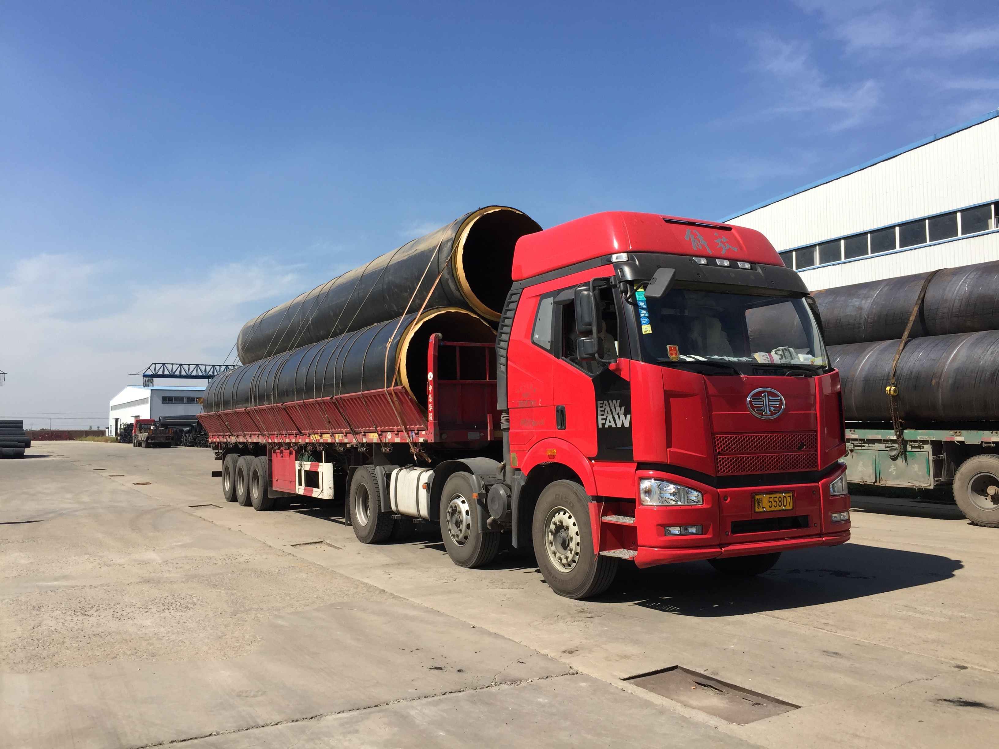 亞行貸款內(nèi)蒙古呼和浩特市低碳供熱工程金橋熱源廠(chǎng)預(yù)制保溫管和管件供貨安裝項(xiàng)目照片3